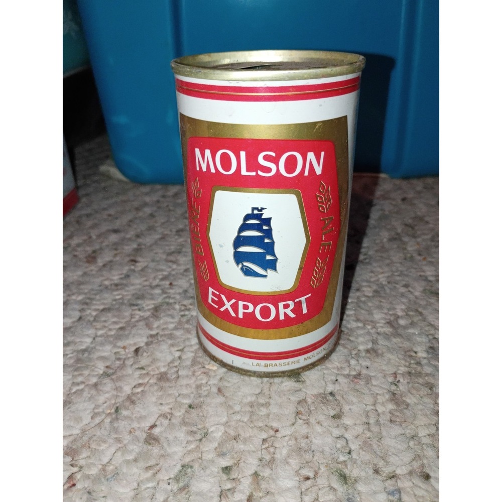 Molson Export Biere Ale | Vintage 12‎ oz Pull Tab Can | CANADA